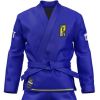 BTT Standard Adult Gi - Black, White, Blue Photo 1